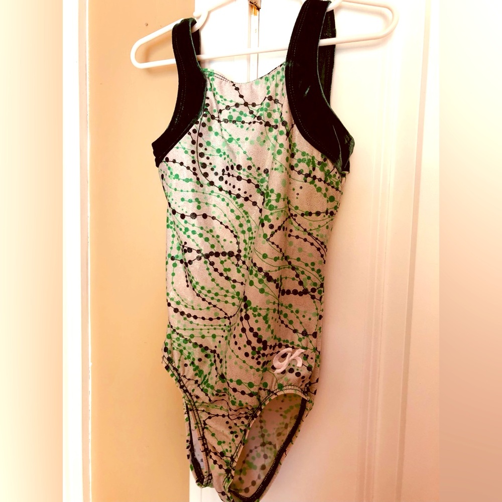 Girls GK CM gymnastics leotard. LIKE NEW.
